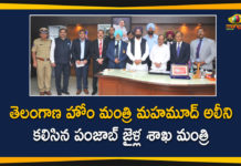 తెలంగాణ హోం మంత్రి మహమూద్ అలీని కలిసిన పంజాబ్ జైళ్ల శాఖ మంత్రి Punjab Jails Minister Met Telangana Home Minister Mahmood Ali Today,Punjab Jails Minister Visits Various Jails In Hyderabad,Jails Minister Meets The Home Minister,Punjab Jails Minister Met Home Minister,Home Minister Mahmood Ali,Telangana Home Minister Mahmood Ali,Telangana,Telangana News,Mango News,Mango News Telugu,Sukhjinder S Randhawa,Punjab Jails Minister Sukhjinder S Randhawa,Hyderabad,Sukhjinder S Randhawa Met Telangana Home Minister Mahmood Ali Today,Punjab Jails Minister Met Mahmood Ali Today,Punjab Jails Minister Met Home Minister Mohammad Mahmood Ali
