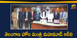 తెలంగాణ హోం మంత్రి మహమూద్ అలీని కలిసిన పంజాబ్ జైళ్ల శాఖ మంత్రి Punjab Jails Minister Met Telangana Home Minister Mahmood Ali Today,Punjab Jails Minister Visits Various Jails In Hyderabad,Jails Minister Meets The Home Minister,Punjab Jails Minister Met Home Minister,Home Minister Mahmood Ali,Telangana Home Minister Mahmood Ali,Telangana,Telangana News,Mango News,Mango News Telugu,Sukhjinder S Randhawa,Punjab Jails Minister Sukhjinder S Randhawa,Hyderabad,Sukhjinder S Randhawa Met Telangana Home Minister Mahmood Ali Today,Punjab Jails Minister Met Mahmood Ali Today,Punjab Jails Minister Met Home Minister Mohammad Mahmood Ali