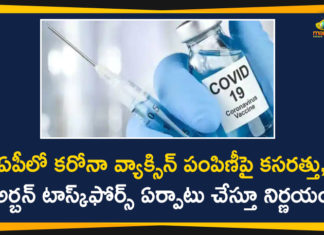 AP Govt Has Set Up Urban Task Force Over Distribution of Covid-19 Vaccine,AP Govt Sets Up Urban Task Force For Distribution Of Coronavirus Vaccine,AP Govt Issues Orders,Mango News,Mango News Telugu,Coronavirus Vaccine,Union Health Minister Harsh Vardhan,Urban Task Force,Andhra Pradesh Government,AP Govt Has Issued Orders Setting Up An Urban Task Force,AP Govt To Conduct The Covid Vaccine Distribution Exercise In Urban Areas,Urban Task,Covid Vaccine Distribution,Distribution of Covid-19 Vaccine,AP Govt Set Up Urban Task Force For Distribution Of Covid-19 Vaccine,Coronavirus Vaccine,Task Force,Government Of Andhra Pradesh,Amaravati