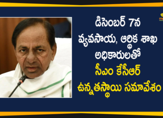 CM KCR Will Held A High-Level Meeting With Finance And Agriculture Department Officials On Dec 7,CM KCR,KCR,Finance And Agriculture Department,CM KCR Will Held A High Level Meeting,Rythu Bandhu Funds On December 7,Rythu Bandhu,Telangana CM KCR To Hold High Level Meet With Finance,CM KCR Will Held A High-Level Meeting With Agriculture Officials On Dec 7,CM KCR Meet Agrl Officials On Dec 7,CM KCR Meet,Telangana CM KCR Meet,Mango News,Mango News Telugu,CM KCR Meet With Finance And Agriculture Dept Officials On Dec 7