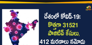 India Covid-19 Updates : 31521 Positive Cases and 412 Deaths Reported in Last 24 Hours,Coronavirus Cases In India, Coronavirus In India,Coronavirus India Live Updates, Coronavirus Live Updates, Coronavirus Positive Cases List, COVID 19 Deaths, COVID-19, COVID-19 Cases in India,COVID-19 Daily Bulletin,Covid-19 In India,Covid-19 Latest Updates, COVID-19 New Live Updates,Covid-19 Positive Cases,India Coronavirus,India COVID 19,India Covid-19 Deaths Report, India Covid-19 Latest Reports,India COVID-19 Reports,India Covid-19 Updates,India New COVID 19 Cases,Mango News,Mango News Telugu,India Covid-19 31521 Positive Cases