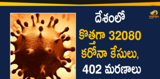 India Covid-19 Updates : 32080 Positive Cases and 402 Deaths Reported in Last 24 Hours,Coronavirus Cases In India, Coronavirus In India,Coronavirus India Live Updates, Coronavirus Live Updates, Coronavirus Positive Cases List, COVID 19 Deaths, COVID-19, COVID-19 Cases in India,COVID-19 Daily Bulletin,Covid-19 In India,Covid-19 Latest Updates, COVID-19 New Live Updates,Covid-19 Positive Cases,India Coronavirus,India COVID 19,India Covid-19 Deaths Report, India Covid-19 Latest Reports,India COVID-19 Reports,India Covid-19 Updates,India New COVID 19 Cases,Mango News,Mango News Telugu,India Covid-19 32080 Positive Cases