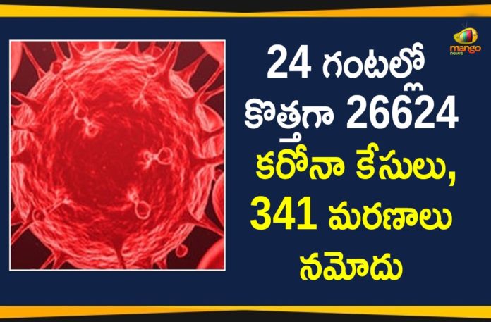 Covid-19 in India : 26624 Positive Cases, 341 Deaths Reported in Last 24 Hours,Coronavirus Cases In India, Coronavirus In India,Coronavirus India Live Updates, Coronavirus Live Updates, Coronavirus Positive Cases List, COVID 19 Deaths, COVID-19, COVID-19 Cases in India,COVID-19 Daily Bulletin,Covid-19 In India,Covid-19 Latest Updates, COVID-19 New Live Updates,Covid-19 Positive Cases,India Coronavirus,India COVID 19,India Covid-19 Deaths Report, India Covid-19 Latest Reports,India COVID-19 Reports,India Covid-19 Updates,India New COVID 19 Cases,Mango News,Mango News Telugu,India Covid-19 26624 Positive Cases,India Records 26624 New Covid-19 Cases