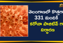 తెలంగాణలో కొత్తగా 331 మందికి కరోనా పాజిటివ్ గా నిర్ధారణ Coronavirus, COVID-19, Covid-19 Updates in Telangana, telangana corona district wise cases, telangana coronavirus cases district wise, telangana coronavirus cases today, telangana coronavirus cases today district wise, telangana coronavirus district wise, telangana coronavirus district wise List, Telangana Coronavirus News, telangana covid cases today bulletin, telangana covid cases today list,mango news