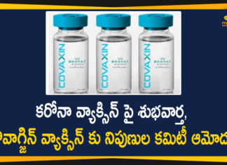Bharat Biotech Covaxin Vaccine, Bharat Biotech’s Covaxin Vaccine, CDSCO, CDSCO Experts Panel, CDSCO Experts Panel Approval for Bharat Biotech’s Covaxin Vaccine, coronavirus news, Coronavirus News Updates, coronavirus vaccine, Coronavirus Vaccine In India, Coronavirus Vaccine News, Coronavirus Vaccine Updates, Covaxin Vaccine, Mango News Telugu