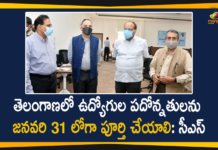 CS Somesh Kumar, CS Somesh Kumar Meeting with All Special Chief Secretaries, DGP, Mango News Telugu, Principal Secretaries, Somesh Kumar, Special Chief Secretaries, telangana, Telangana CS, Telangana CS Somesh Kumar, Telangana CS Somesh Kumar Meeting, Telangana News, Telangana Political News