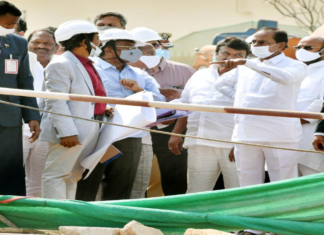 CM KCR, Construction Contract of Telangana New Secretariat, Construction Of New Secretariat, Construction Works of New Secretariat, KCR Visited and Inspected Progress of Construction Works of New Secretariat, Mango News, New Secretariat, New Secretariat Building, New Secretariat Building Construction, Telangana New Secretariat, Telangana New Secretariat Building, Telangana New Secretariat Construction, Telangana New Secretariat News, Telangana New Secretariat Updates