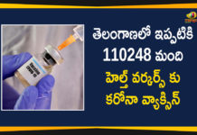 తెలంగాణలో ఇప్పటికే లక్ష మందికిపైగా కరోనా టీకా Corona Vaccination in Telangana: 110248 Beneficiaries were Vaccinated Till Today,Coronavirus, Coronavirus Breaking News, Coronavirus Latest News, COVID-19, telangana, Telangana Coronavirus, Telangana Coronavirus Cases, Telangana Coronavirus Deaths, Telangana Coronavirus New Cases, Telangana Coronavirus News, Telangana New Positive Cases, Total COVID 19 Cases