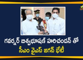 AP CM YS Jagan, AP Governor, AP Governor Biswabhusan Harichandan Visiting Vizag Today, biswabhusan harichandan, Governor Biswabhusan Harichandan, Governor Biswabhusan Harichandan at Raj Bhavan, Mango News Telugu, Raj Bhavan, YS Jagan Meets Governor, YS Jagan Meets Governor Biswabhusan Harichandan