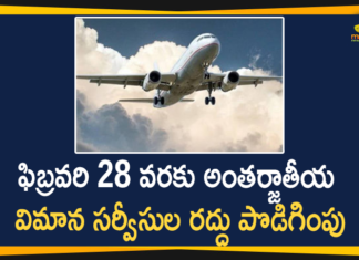 Coronavirus, DGCA, DGCA International Flights Remain Suspended, DGCA modifies order to suspend international flights, Directorate General of Civil Aviation, International flight operations to remain suspended, International Flights, International Flights Remain Suspended, International Flights Remain Suspended till February 28, international passenger flights suspension, Mango News