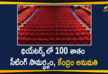 100% Seating Capacity, 100% Seating Capacity Theatres, Cinema Theatres open, Coronavirus Lockdown Guidelines, India Lockdown Guidelines, Mango News, Theatres, Theatres Seating Capacity, Theatres Seating Capacity News, Union Govt, Union Govt Allows Theatres to open with 100% Seating Capacity