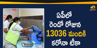 Andhra Pradesh Begins COVID-19 Vaccination Drive, AP CM YS Jagan, AP Covid-19 Vaccination Drive, Corona Vaccination Distribution In AP, Corona Vaccination In AP, Covid-19 Vaccination Drive, Covid-19 Vaccination Drive at Vijayawada, Covid-19 Vaccination Drive In AP, Covid-19 Vaccination Drive News, Covid-19 Vaccination Drive Updates, Mango News, Vijayawada