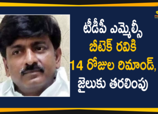 14 Days Remand For TDP MLC Btech Ravi, Andhra Pradesh, Ap Political News, Kadapa Central Jail, Mango News Telugu, MLC B Tech Ravi arrested, MLC B Tech Ravi arrested at Chennai airport, Police arrest TDP MLC M Ravidranath Reddy, TDP latest news, TDP MLC Btech Ravi, TDP MLC Btech Ravi Remanded for 14 Days