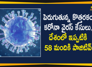 Coronavirus Cases, India Coronavirus, India Covid-19 Updates, Mango News Telugu, New Confirmed Corona Cases, New coronavirus Strain, New Coronavirus Strain Cases, New Coronavirus Strain in India, New Coronavirus Strain India Live Updates, Total 58 People in India Test Positive, total corona cases in india today, total corona positive in india