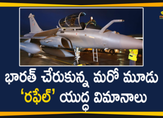 3 more Rafale jets land in India, India receives three more Rafale jets from France, Mango News, Rafale Aircrafts, Rafale Aircrafts Reached to India from France as part of Third Batch, Rafale Jets, Rafale Jets Arrive In India From France, Rafale jets from France, Third batch of 3 Rafale fighter jets reach India, Third batch of Rafale jets arrive in India, Three more Rafale Aircrafts Reached to India, Three More Rafale Jets Arrive In India From France, Three Rafale jets arrive in India