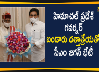 హిమాచల్ ప్రదేశ్ గవర్నర్ దత్తాత్రేయతో సీఎం వైఎస్ జగన్ భేటీ AP CM YS Jagan, AP CM YS Jagan Meets Himachal Pradesh Governor, Bandaru Dattatreya, Governor YS Jagan Meets Bandaru Dattatreya, Himachal Pradesh, Himachal Pradesh Governor, Himachal Pradesh Governor Bandaru Dattatreya, Mango News Telugu, YS Jagan, YS Jagan Bandaru Dattatreya Meeting, YS Jagan Meets Bandaru Dattatreya, YS Jagan Meets Bandaru Dattatreya Latest News