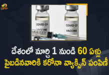 Centre Announces Covid-19 Vaccine, Corona Vaccination Drive, Corona Vaccination Programme, coronavirus vaccine distribution, COVID 19 Vaccine, Covid Vaccination, Covid vaccination in India, Covid-19 Vaccination Distribution, Covid-19 Vaccine to People Above 60 Years of Age, Covid-19 Vaccine will Distribute to People Above 60 Years, Covid-19 Vaccine will Distribute to People Above 60 Years of Age from March 1st, Mango News