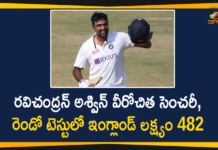 InIndia vs England 2nd Test : Ravichandran Ashwin Hits Century - England Target 482,Mango News,Mago News Telugu,IND vs ENG LIVE SCORE 2nd Test Day 3,India vs England, 2nd Test: Ravichandran Ashwin hits ton as isitors given target of 482,England to chase 482-run target,IND vs ENG 2nd Test,IND vs ENG,Ind vs Eng 2nd Test: Ashwin hits ton as India set England target of 482,India vs England 2nd Test Day 3 Live Cricket Scoredia vs England 2nd Test : Ravichandran Ashwin Hits Century, England Target 482
