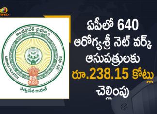 ఏపీలో 640 ఆరోగ్యశ్రీ నెట్ వర్క్ ఆసుపత్రులకు రూ.238.15 కోట్లు చెల్లింపు 238.15 Cr Bills for 640 Aarogyasri Network Hospitals, Aarogyasri Network Hospitals, Aarogyasri Scheme, AP Aarogyasri Network Hospitals, AP Aarogyasri Scheme, AP Aarogyasri Scheme News, AP Aarogyasri Scheme Updates, AP Govt has Paid Rs 238.15 Cr Bills, Dr YSR Aarogyasri Health Plan, Mango News, Network Hospitals, YSR Aarogyasri, YSR Aarogyasri Hospitals