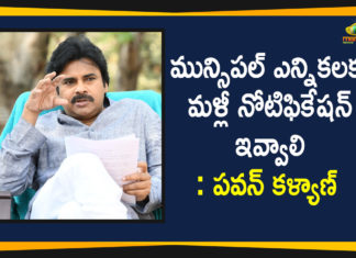 2021 AP Municipal Elections, AP Municipal Elections, AP Municipal Elections 2021, AP Municipal Elections News, AP Municipal Elections Notification, AP SEC to Release Re-notification for Municipal Elections, Janasena, Mango News, pawan kalyan, Pawan Kalyan Appeals AP SEC, Pawan Kalyan Latest News, Pawan Kalyan Over AP Municipal Elections, Re-notification for Municipal Elections