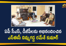 AP CS Adityanath Das and DGP Gautam Sawang Meets SEC Nimmagadda Ramesh Today,Mango News,Mango News Telugu,AP CS Adityanath Das And DGP Gautam Sawang Meets AP SEC Nimmagadda Ramesh Kumar,CS Adityanath Das And DGP Gautham Sawang Meets SEC Nimmagadda Ramesh Kumar,AP SEC Nimmagadda Ramesh Kumar Fun With AP DGP Gautam Sawang,Aditya Nath Das and DGP Gautam Sawang,State Election Commissioner Nimmagadda Ramesh Kumar