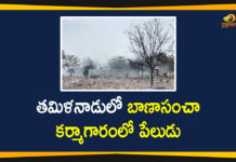 Fire Breaks Out at Firecracker Factory in Virudhunagar Tamil Nadu 11 Dead,Mango News,Mango News Telugu,Fire breaks out at firecracker factory in Tamil Nadu,TN: Fire erupts at firecracker factory in Virudhunagar,11 Dead in Fire at Cracker Factory in Tamil Nadu,16 killed in Tamil Nadu fireworks unit blaze,11 killed in fire in Tamil Nadu cracker factory