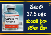 Covid-19 Vaccination: So far 37.5 Lakh Beneficiaries Vaccinated in India