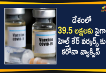 Corona Vaccination: More than 39.5 Lakh Beneficiaries Vaccinated in India