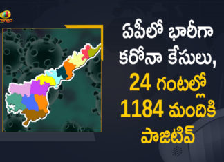 ఏపీలో భారీగా కరోనా కేసులు, 24 గంటల్లో 1184 మందికి పాజిటివ్ Andhra Pradesh, Andhra Pradesh COVID-19 Daily Bulletin, Andhra Pradesh Department of Health, ap coronavirus cases today, ap coronavirus cases total, ap coronavirus updates district wise, AP COVID 19 Cases, AP Total Positive Cases, COVID-19, COVID-19 Daily Bulletin, Total Corona Cases In AP,mango news