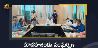 committee to resolve human-wildlife conflict, Human-Wildlife Conflict Mitigation, Human-Wildlife Conflict Mitigation in India, Human–Wildlife Conflict, Indrakaran Reddy, Indrakaran Reddy held Meeting on Human–Wildlife Conflict, management of Human-Wildlife, Mango News, Minister Indrakaran Reddy held Meeting on Human–Wildlife Conflict, New Council For Wildlife Conservation, Standing Committee of National Board of Wildlife, Telangana Minister, Telangana Minister Indrakaran Reddy, Telangana Wildlife Conservation