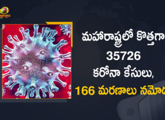 Maharashtra Reports 35726 New Covid-19 Cases and 166 Deaths in Last 24 hours