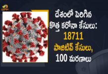 Covid-19 in India: 18711 New Corona Cases And 100 Deaths Reported in Last 24 Hours