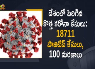 Covid-19 in India: 18711 New Corona Cases And 100 Deaths Reported in Last 24 Hours