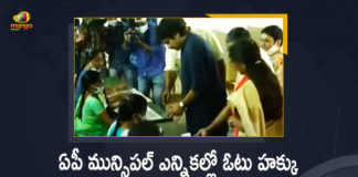 Pawan Kalyan Cast his vote