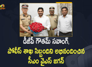 Andhra CM Jagan Shunts Out DGP, Andhra Pradesh, Andhra Pradesh top cop emerges Best DGP, AP Police Department Wins 125 National Awards, CM Jagan Congratulated DGP, CM Jagan Congratulated DGP Gautam Sawang, CM Jagan Congratulated DGP Gautam Sawang and other Police Personnel of the State, Jagan Mohan Reddy, Mango News, Sawang receives best DGP award, YS Jagan Mohan Reddy