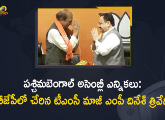 2021 West Bengal Assembly Elections, Dinesh Trivedi, Ex-TMC MP Dinesh Trivedi joins BJP, Ex-Trinamool MP Dinesh Trivedi joins BJP, Former TMC MP Dinesh Trivedi joins BJP, Former TMC MP Dinesh Trivedi joins in BJP, former Trinamool Congress MP, Mango News, MP Dinesh Trivedi joins BJP, MP Dinesh Trivedi joins in BJP, West Bengal Assembly Elections, West Bengal Assembly Elections 2021, West Bengal Assembly Elections News, West Bengal assembly polls