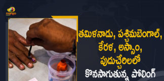 2021 Assembly Elections, Assam, Assembly Elections 2021, Assembly Elections Polling in 5 States, Kerala, Kerala Assembly elections, Kerala Assembly Elections Polling, Mango News, Polling Underway for Tamil Nadu, Puducherry Assembly Elections, Puducherry Assembly Elections 2021, Puducherry Assembly Elections Polling, puducherry elections, Tamil Nadu Assembly elections, Tamil Nadu Assembly Elections Polling, Voting in 475 seats across 5 states, West Bengal, West Bengal Assembly Elections