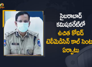 Covid helpline in Hyderabad, COVID tele medicine consultation, COVID Telemedicine Consultation, Cyberabad Commissionerate, Cyberabad Police, Free COVID Telemedicine Consultation, Free COVID Telemedicine Consultation Call Centre Set up, Free COVID Telemedicine Consultation Call Centre Set up at Cyberabad Commissionerate, Mango News, Sajjanar starts COVID telemedicine consultation, Sajjanar starts COVID telemedicine consultation call centre, telangana government, Telangana government launches telemedicine call center, telemedicine call center