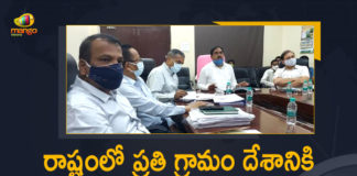 Errabelli Dayakar, Mango News, Minister Errabelli Dayakar, Minister Errabelli Dayakar Rao held a Video Conference on Palle Pragathi, Minister Errabelli Dayakar Rao on Palle Pragathi, Minister Errabelli Dayakar Rao Video Conference, Minister Errabelli Dayakar Rao Video Conference on Palle Pragathi, Palle Pragathi, Palle Pragathi Development, Palle Pragathi Works, Panchayat Raj Minister, Telangana Palle Pragathi Program, Telangana Panchayat Raj Minister Errabelli Dayakar Rao, TRS Palle Pragathi Program