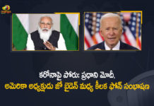 Corona Crisis, Discussed Evolving COVID situation in Both Countries, Mango News, PM Modi, PM Modi Biden discuss COVID-19 situation, PM Modi discusses Covid-19 situation, PM Modi Joe Biden Discussed Evolving COVID situation in Both Countries, PM Modi Joe Biden Speak over Phone, PM Modi says had fruitful conversation with Joe Biden, PM Modi talks with US President Joe Biden, President Biden phones PM Modi to discuss Covid, US President Joe Biden