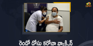 AIIMS, COVID 19 Vaccine, Mango News, Venkaiah Naidu, Venkaiah Naidu takes 2nd dose of COVID Vaccine, Venkaiah Naidu Took COVID-19 Vaccine, Venkaiah Naidu Took Second Dose of Covid-19 Vaccine, Venkaiah Naidu Took Second Dose of Covid-19 Vaccine at AIIMS, Vice President, Vice President M Venkaiah Naidu takes 2nd dose of COVID Vaccine, Vice President Venkaiah Naidu, Vice President Venkaiah Naidu receives Covid-19 booster, Vice-President Venkaiah Naidu receives second dose
