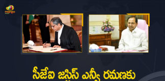 CM KCR Congratulated Justice NV Ramana on Swearing in as the 48th Chief Justice of India, 48th Chief Justice of India, Justice NV Ramana, Justice NV Ramana Sworn, Justice NV Ramana Sworn In as 48th Chief Justice of India, Justice NV Ramana sworn in as Chief Justice of India, Justice NV Ramana sworn in as India, Justice NV Ramana Sworn In As New Chief Justice, Justice NV Ramana sworn in as the 48th Chief Justice of India, Justice NV Ramana Takes Oath As 48th Chief Justice Of India, Mango News, New CJI, NV Ramana Sworn In as 48th Chief Justice of India