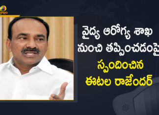 Etela Rajender Responds over Stripped Stripped Of His Portfolio,Mango News,Mango News Telugu,Eatala Rajender,Minister Eatala Rajender,Eatala Rajender Latest News,Eatala Rajender News,Eatala Rajender Live,Eatala Rajender PressMeet,Eatala Rajender Live News,Eatala Rajender Live New Latest,Eatala Rajender News Latest,Eatala Rajender Removed From Health Minister's Post,Eatala Rajender Stripped Off Health Portfolio,Eatala Rajender Removed From Ministry,Health Minister Eatala Stripped Off His Portfolio,Etela Responds over Stripped of his Portfolio,Etela Rajender Reacts Over Stripped Of His Portfolio,Etela Rajender Responds Over His Portfolio,Eatala Rajender Live Updates