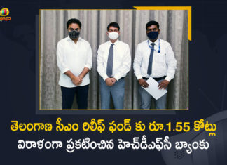 HDFC Bank Donated Rs 1.55 Cr to Telangana CM Relief Fund to Assist State Govt in Fighting Covid-19