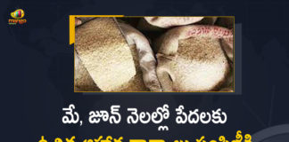 Union Cabinet Approves 5kg Free Foodgrains Distribution to NFSA Beneficiaries for May, June,Mango News,Mango News Telugu,Cabinet Approves Free Food Grain To Beneficiaries For 2 More Months,Union Cabinet Approves Free Food Grain Under PMGKAY 2 Months,PMGKAY,Union Cabinet,5kg Free Foodgrains Distribution to NFSA Beneficiaries,NFSA,NFSA Beneficiaries,Free Foodgrains Distribution,Cabinet Nod For Allocation Of Additional Foodgrains To NFSA,PMGKY Phase-III,Union Cabinet approves free foodgrain under PMGKAY,free foodgrain,Cabinet Approves Free Foodgrain,Cabinet Approves Extension Of Pradhan Mantri Garib Kalyan Anna Yojana,Pradhan Mantri Garib Kalyan Anna Yojana