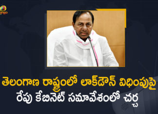 Telangana Cabinet Meeting Tomorrow, will Discuss and Take Decision on Imposition of Lockdown,Mango News,Mango News Telugu,Telangana Lockdown,Lockdown In Telangana,CM KCR,CM KCR On Lockdown,KCR On Lockdown,Lockdown,Telangana CM KCR,Telangana News,Weekend Lockdown In Telangana,CM KCR About Telangana Lockdown,CM KCR Live,Telangana Lockdown Updates,Telangana State,CM KCR,CM KCR Cabinet,CM KCR Cabinet Meeting Live,CM KCR Cabinet Meeting On Telangana Lockdown,KCR Cabinet Meeting Live,CM KCR On Lockdown,Telangana Lockdown Latest Updates,Telangana Cabinet Meeting,Telangana Cabinet Meeting Live,CM KCR Cabinet Meeting To Take Decision On Lockdown,Telangana Cabinet meeting Latest Updates