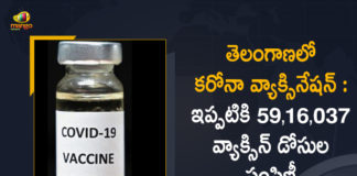 Covid Vaccination in Telangana : 59.16 Lakh Vaccine Doses have been Administered Till Now, Corona Vaccination Drive, Corona Vaccination Programme, coronavirus vaccine distribution, COVID 19 Vaccine, Covid Vaccination, Covid vaccination in India, Covid-19 Vaccination Distribution, Covid-19 Vaccination Drive, Covid-19 Vaccine Distribution, Covid-19 Vaccine Distribution News, Covid-19 Vaccine Distribution updates, Distribution For Covid-19 Vaccine, India Covid Vaccination, Mango News, Vaccine Distribution