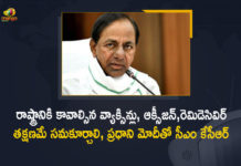 CM KCR Spoke to PM Modi over Phone About Supply of Required Vaccines, Oxygen and Remdesivir,Mango News,Mango News Telugu,Telangana,CM KCR,CM KCR Latest News,CM KCR Live,CM KCR Live News,CM KCR Live Updates,CM KCRPressmeet,CM KCR Pressmeet Live,Telangana News,PM Modi,CM KCR Spoke to PM Modi,Oxygen,Remdesivir,CM KCR Talks to PM Modi in Phone,Telangana CM KCR Talks To PM Modi In Phone,CM KCR Spoke to PM Modi Over Remdesivir And Oxygen Supply,Covid Vaccine Supply,Remdesivir Vaccine Supply,CM KCR To PM Modi,CM KCR Spoke to PM Modi About Supply Oxygen and Remdesivir,CM KCR About Supply of Required Vaccines