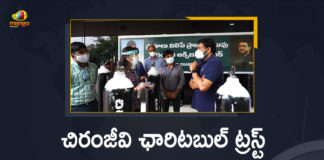 Chiranjeevi, Chiranjeevi announces oxygen banks in various districts, Chiranjeevi launches oxygen banks in Andhra Pradesh, Chiranjeevi opens oxygen bank, Chiranjeevi Oxygen Banks, Chiranjeevi Oxygen Banks To Start in Anantapur, Chiranjeevi Oxygen Banks To Start in Anantapur and Guntur Districts, Guntur Districts, Mango News, Megastar Chiranjeevi launches Oxygen Banks, Megastar’s Oxygen Banks Mission Begins, Oxygen Banks, Ram Charan to launch oxygen banks