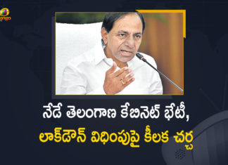 Telangana Cabinet to Meet Today, May Take a Decision on Lockdown in the State,Mango News,Mango News Telugu,Telangana Lockdown,Lockdown In Telangana,CM KCR,CM KCR On Lockdown,KCR On Lockdown,Lockdown,Telangana CM KCR,Telangana News,Weekend Lockdown In Telangana,CM KCR About Telangana Lockdown,CM KCR Live,Telangana Lockdown Updates,Telangana State,CM KCR,CM KCR Cabinet,CM KCR Cabinet Meeting Live,CM KCR Cabinet Meeting On Telangana Lockdown,KCR Cabinet Meeting Live,CM KCR On Lockdown,Telangana Lockdown Latest Updates,Telangana Cabinet Meeting,Telangana Cabinet Meeting Live,CM KCR Cabinet Meeting To Take Decision On Lockdown,Telangana Cabinet meeting Latest Updates